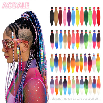 Wholesale prestretched expression braiding hair ez ombre braids synthetic braid hair prestretched